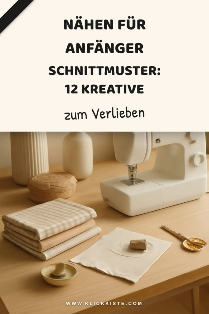 Nähen für Anfänger Schnittmuster: 12 kreative Ideen zum Selbermachen
