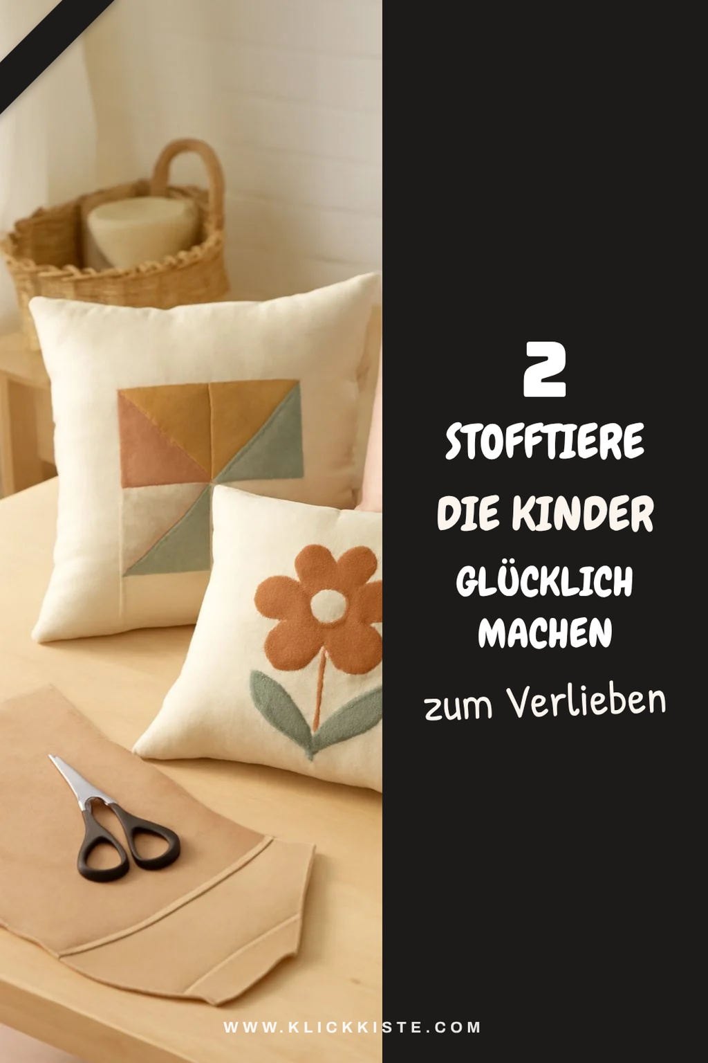 Diese 2 tollen Stofftiere sind einfach zu nähen