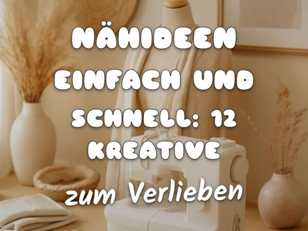 Nähideen Einfach und Schnell: 12 kreative Ideen zum Selbermachen
