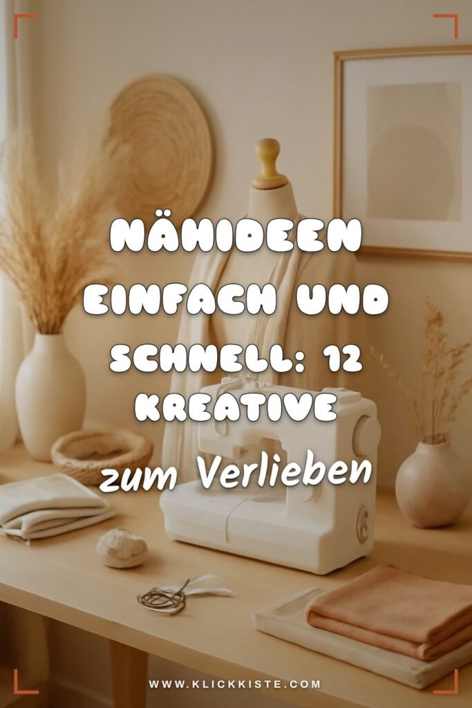 Nähideen Einfach und Schnell: 12 kreative Ideen zum Selbermachen