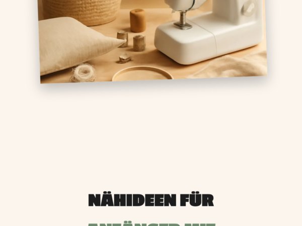 Nähideen für Anfänger mit Nähmaschine: 12 kreative Ideen zum Selbermachen