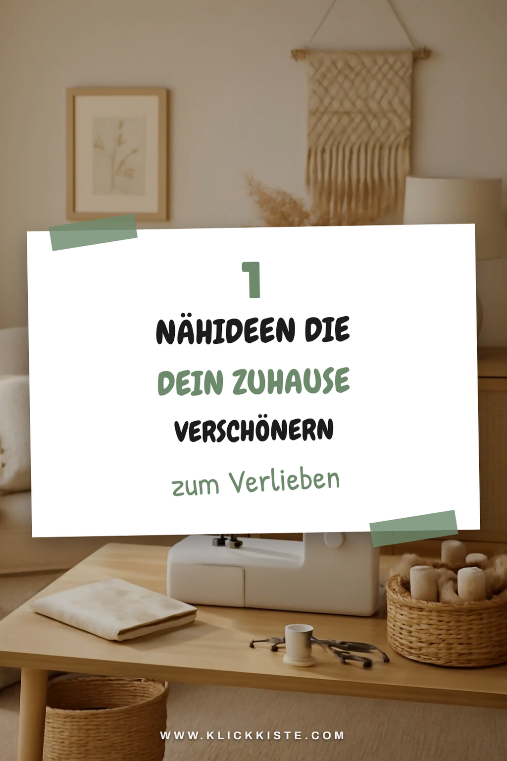 So machst du dein Zuhause mit Nähideen kreativ