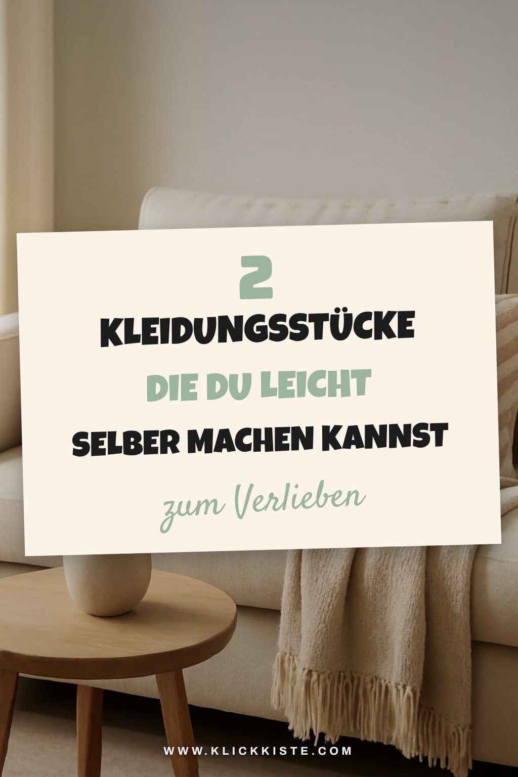 So nähst du deine eigene Kleidung in 4 Schritten