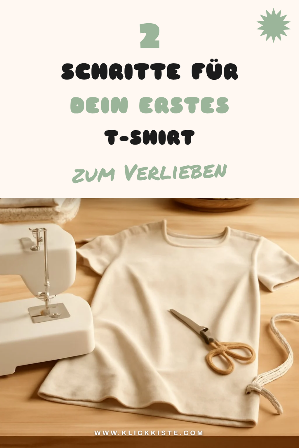 So nähst du dein erstes T-Shirt in 5 Schritten