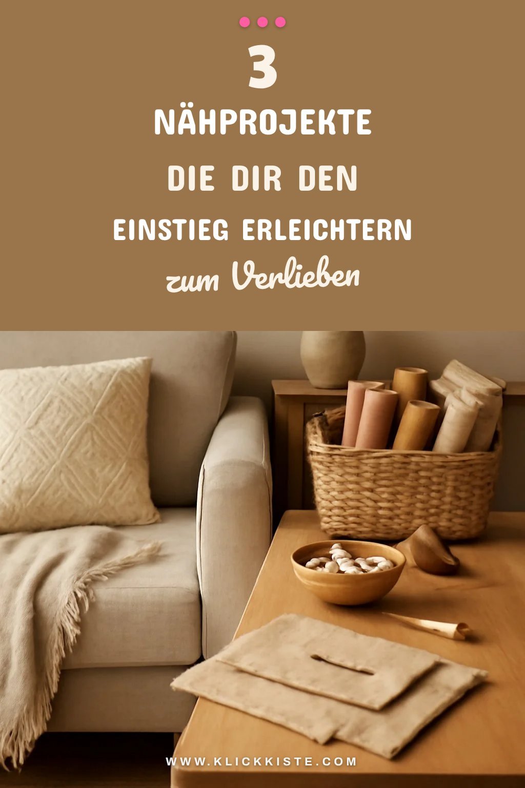 Einfache Nähprojekte für Anfänger