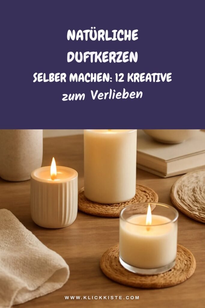 Natürliche Duftkerzen Selber Machen: 12 kreative Ideen zum Selbermachen
