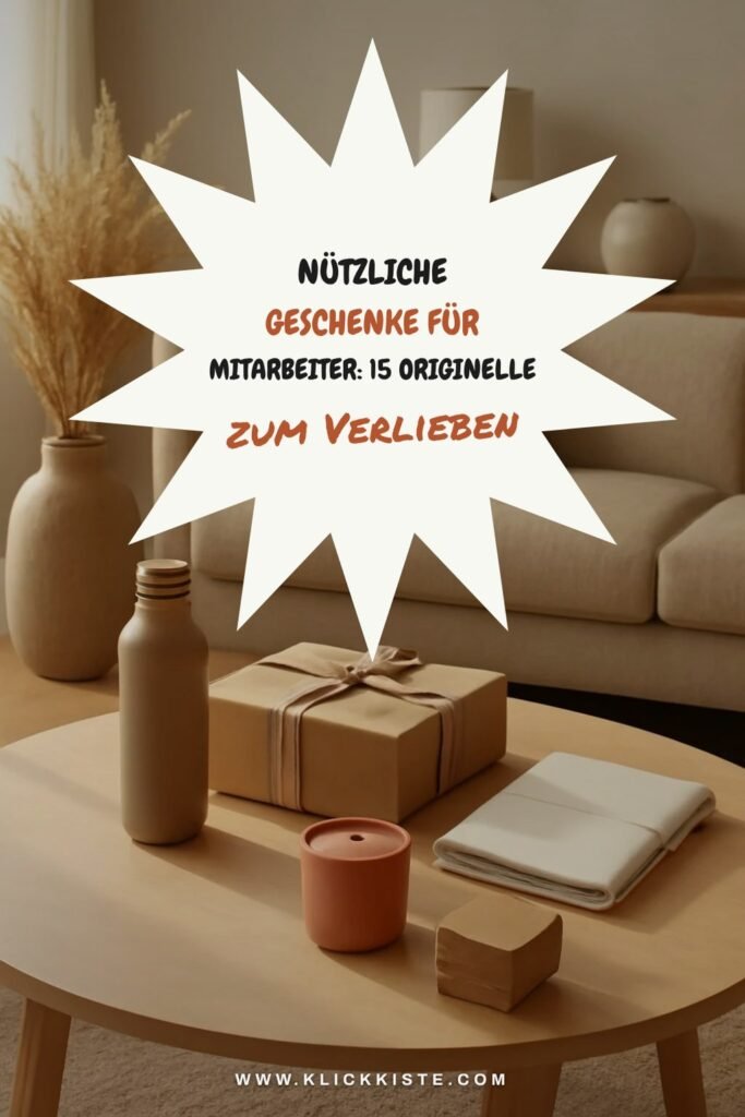 Nützliche Geschenke für Mitarbeiter: 15 originelle Ideen für 2026
