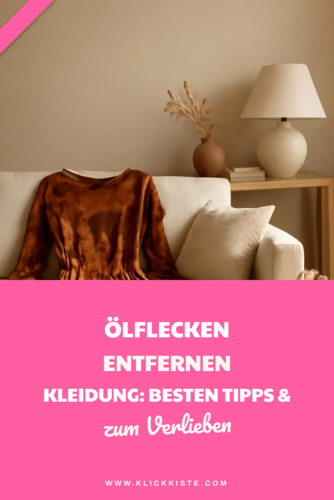 Ölflecken Entfernen Kleidung: Die besten Tipps & Hausmittel
