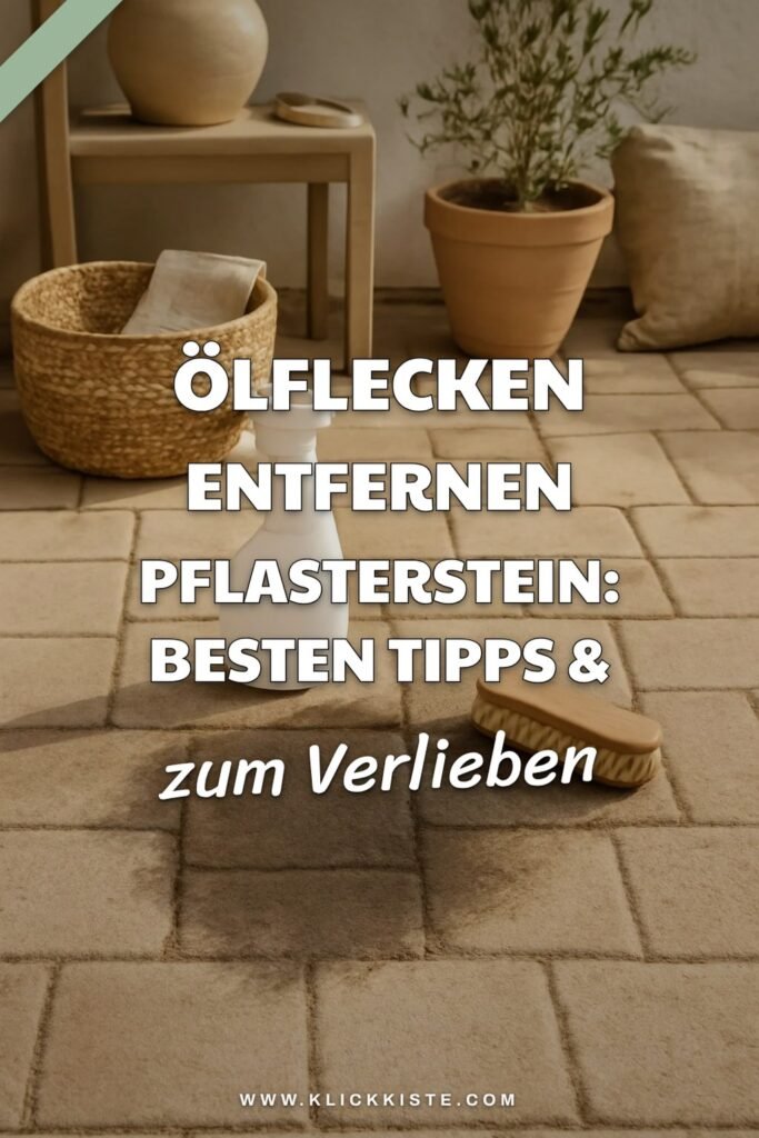 Ölflecken Entfernen Pflasterstein: Die besten Tipps & Hausmittel