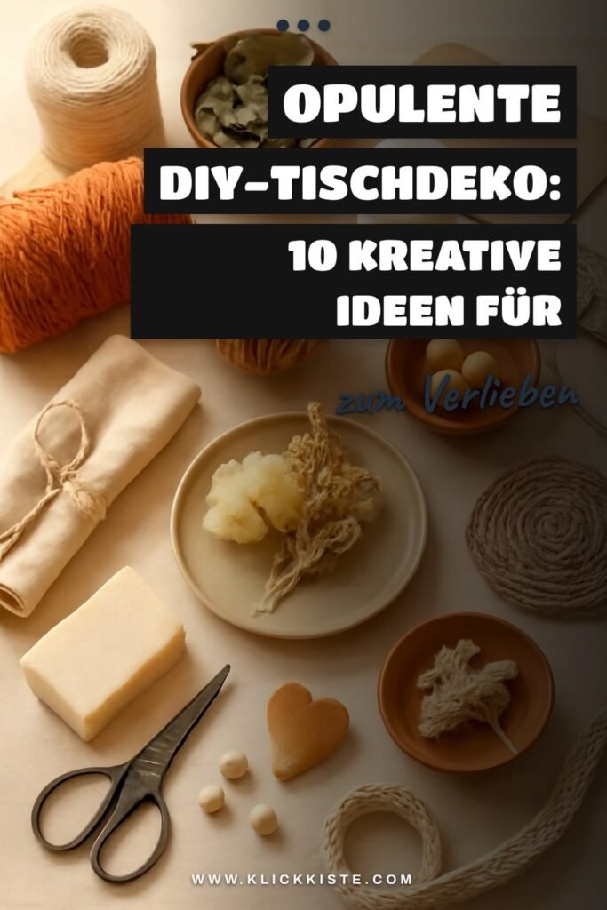 Opulente DIY-Tischdeko: 10 kreative Ideen für jeden Anlass