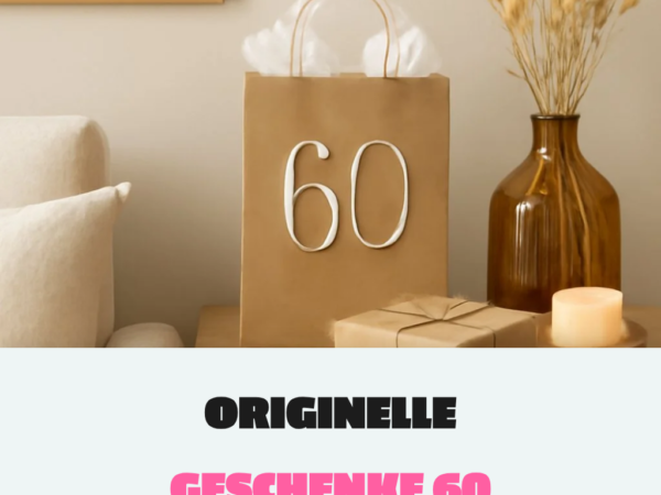 Originelle Geschenke 60 Geburtstag: 15 originelle Ideen für 2026