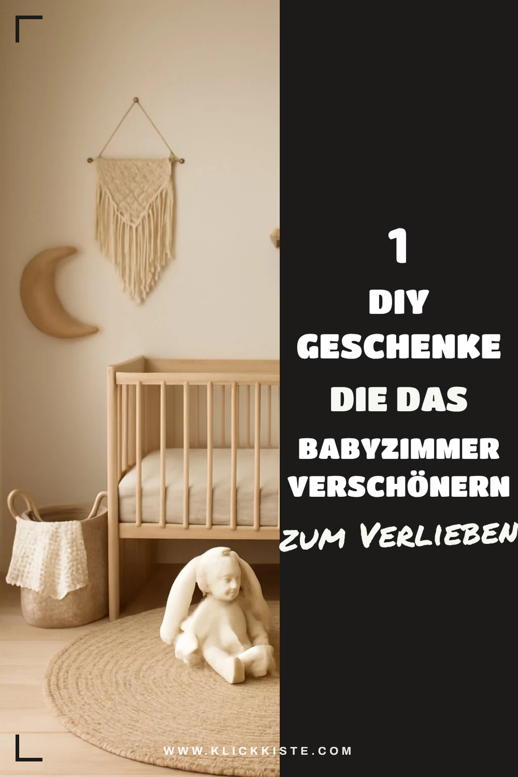 Einzigartige DIY Geschenke für das Babyzimmer