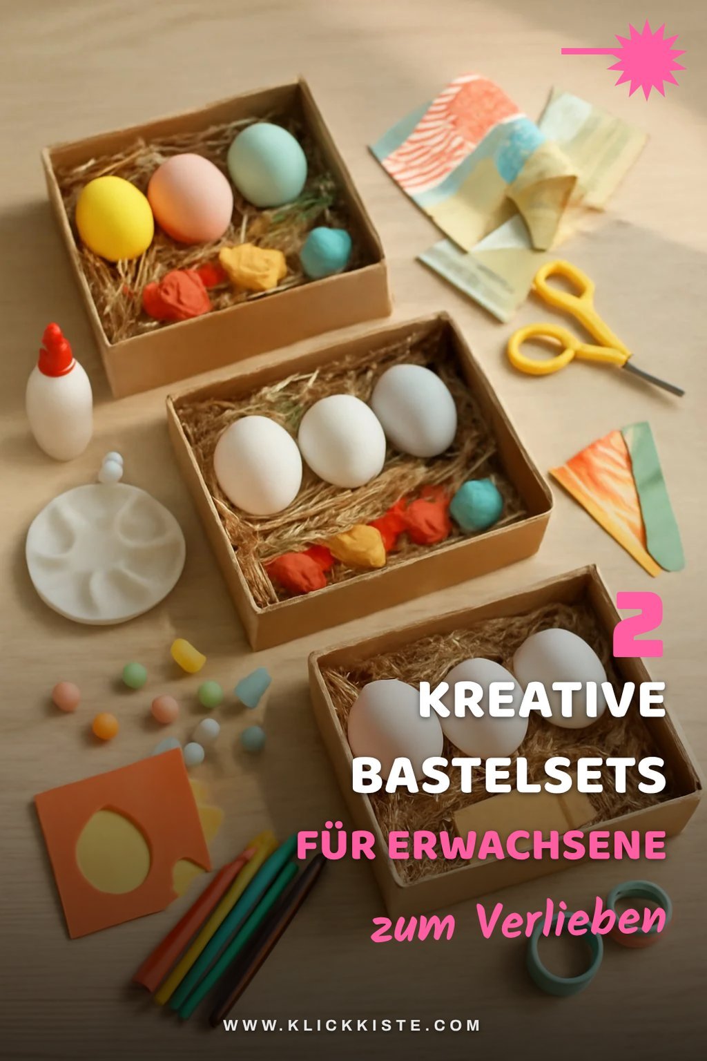 Oster-Bastelsets für Erwachsene: 2 kreative Optionen