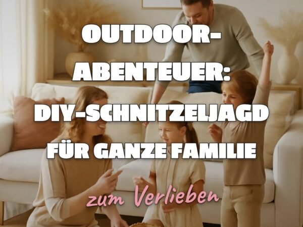 Outdoor-Abenteuer: DIY-Schnitzeljagd für die ganze Familie
