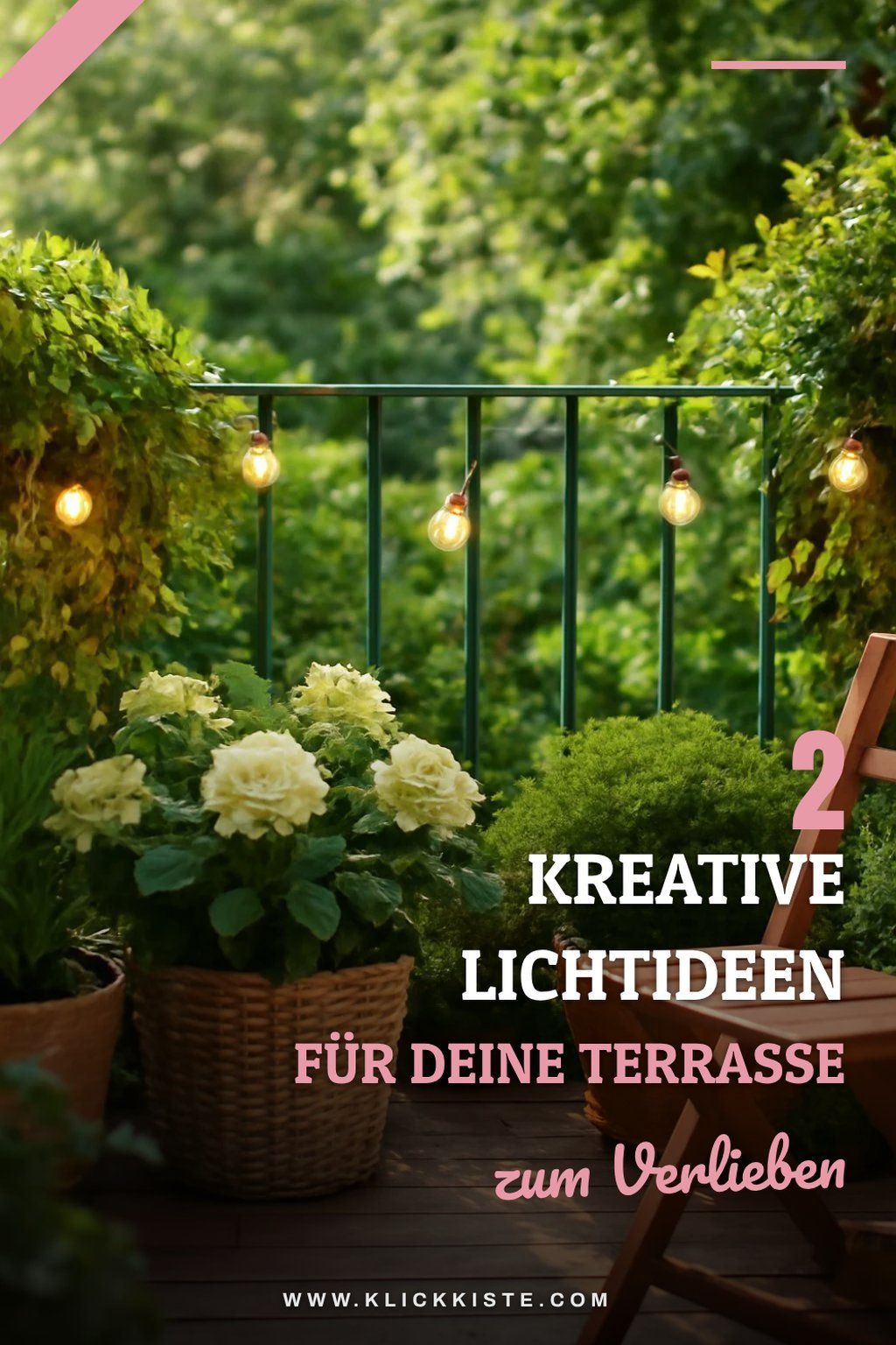 Kreative Ideen für die Terrasse