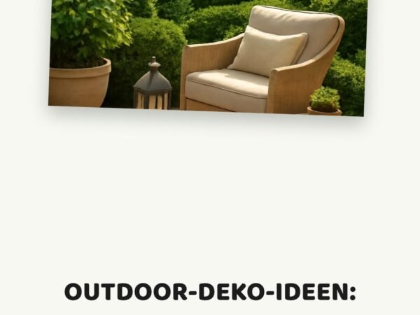 Outdoor-Deko-Ideen: 8 kreative Looks für Terrasse + Garten