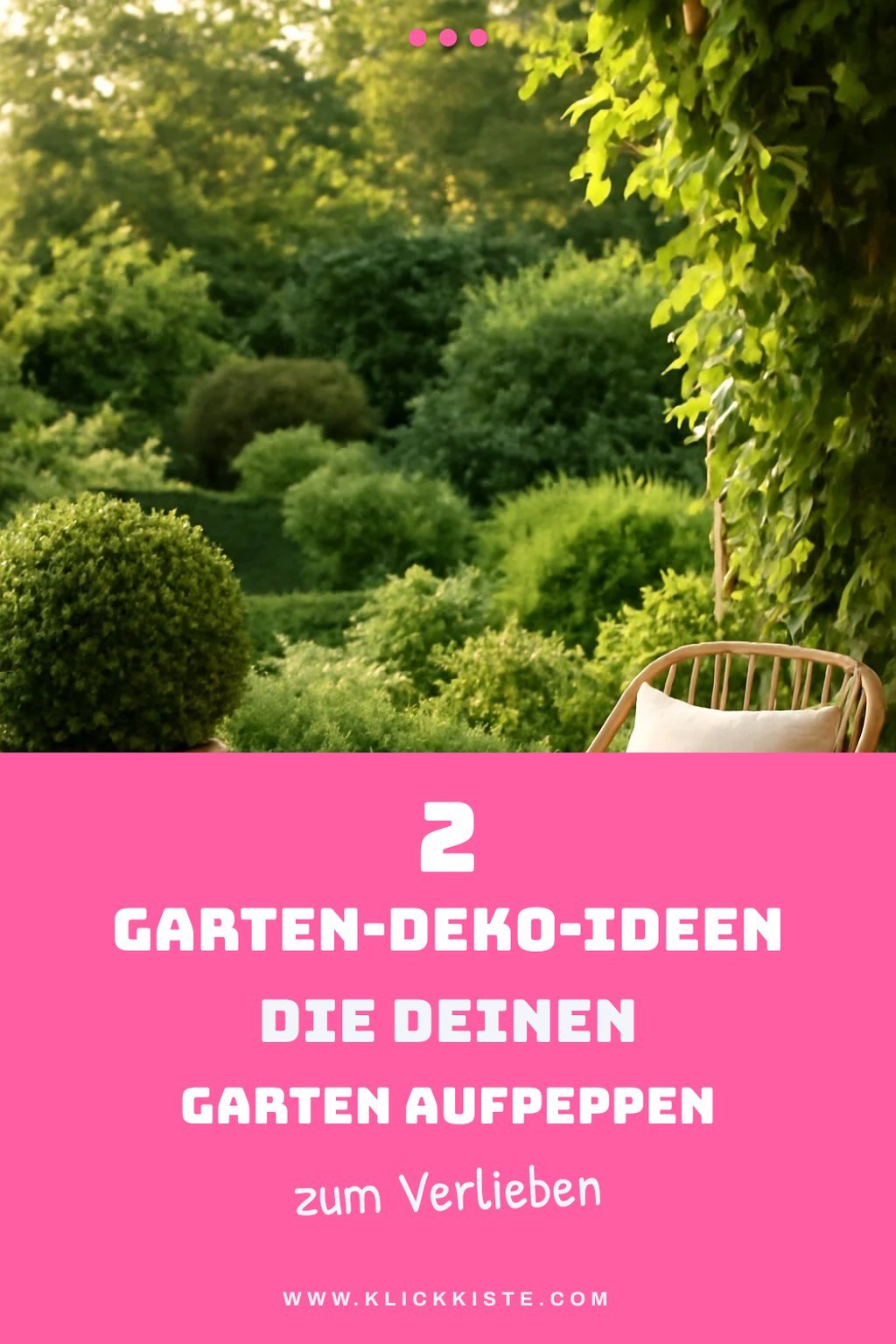 Diese 2 Garten-Deko-Ideen bringen Leben in deinen Garten
