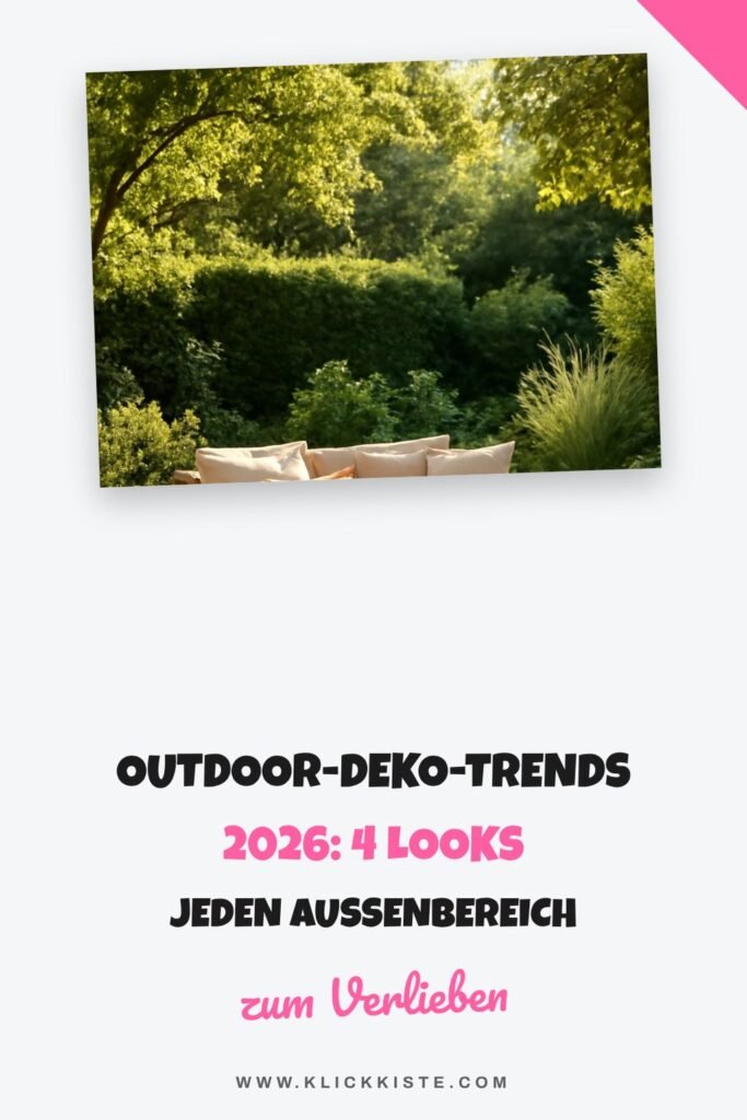 Outdoor-Deko-Trends 2026: 4 Looks die jeden Außenbereich aufwerten