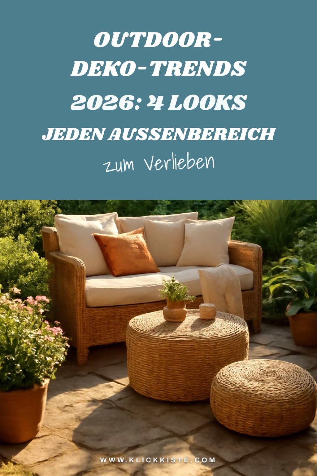 Outdoor-Deko-Trends 2026: 4 Looks die jeden Außenbereich aufwerten — Detail