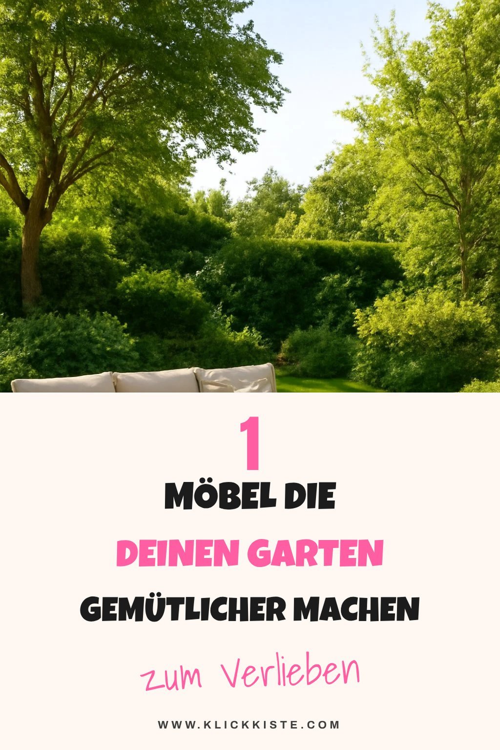 Finde die besten Outdoor-Möbel für jeden Raum