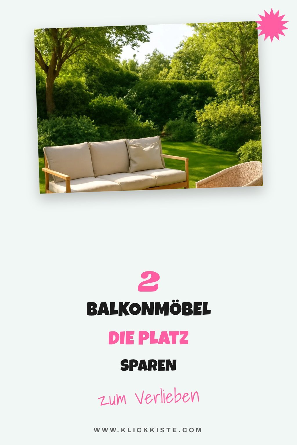 Kreative Ideen für Balkonmöbel