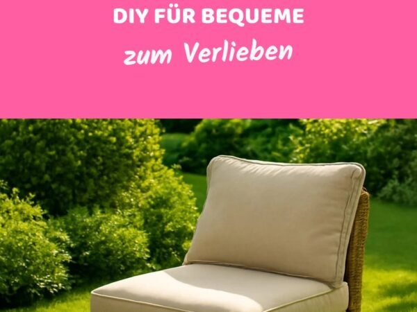 Outdoor-Sitzkissen selber nähen: DIY für bequeme Gartenmöbel