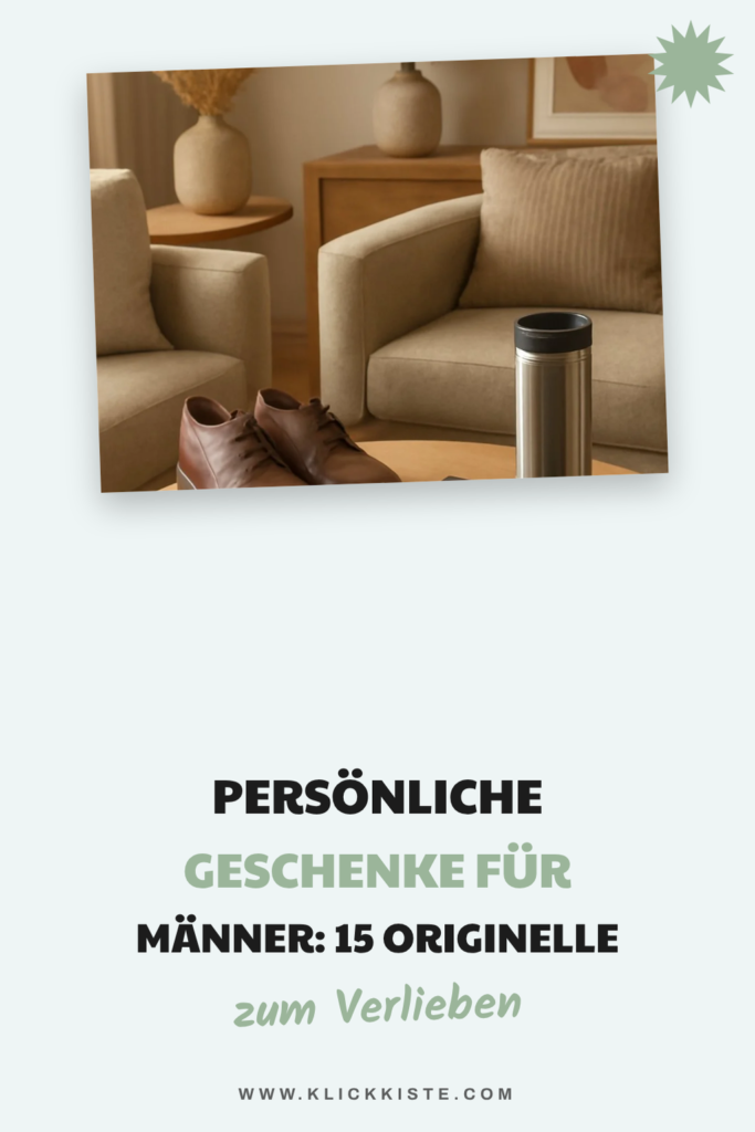 Persönliche Geschenke für Männer: 15 originelle Ideen für 2026