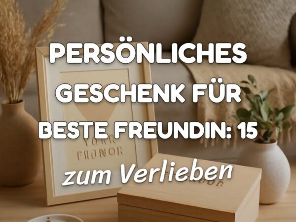 Persönliches Geschenk für Beste Freundin: 15 originelle Ideen für 2026