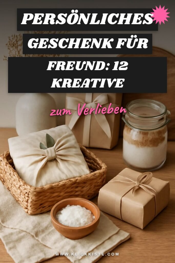 Persönliches Geschenk für Freund: 12 kreative Ideen zum Selbermachen