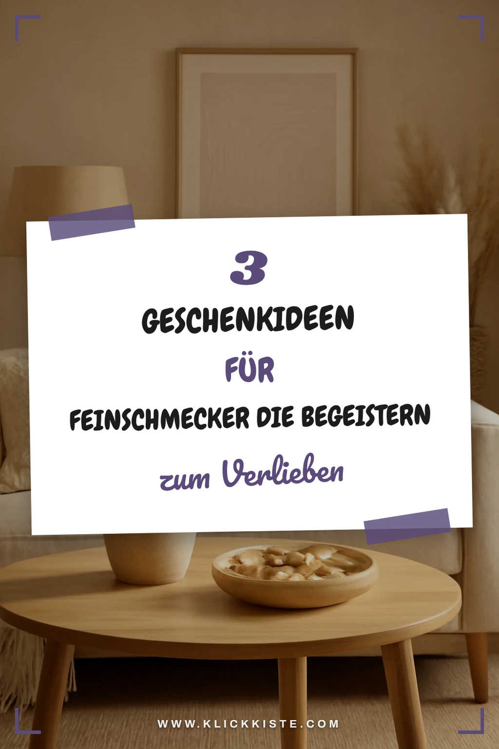 Finde 5 originelle Geschenkideen für Feinschmecker