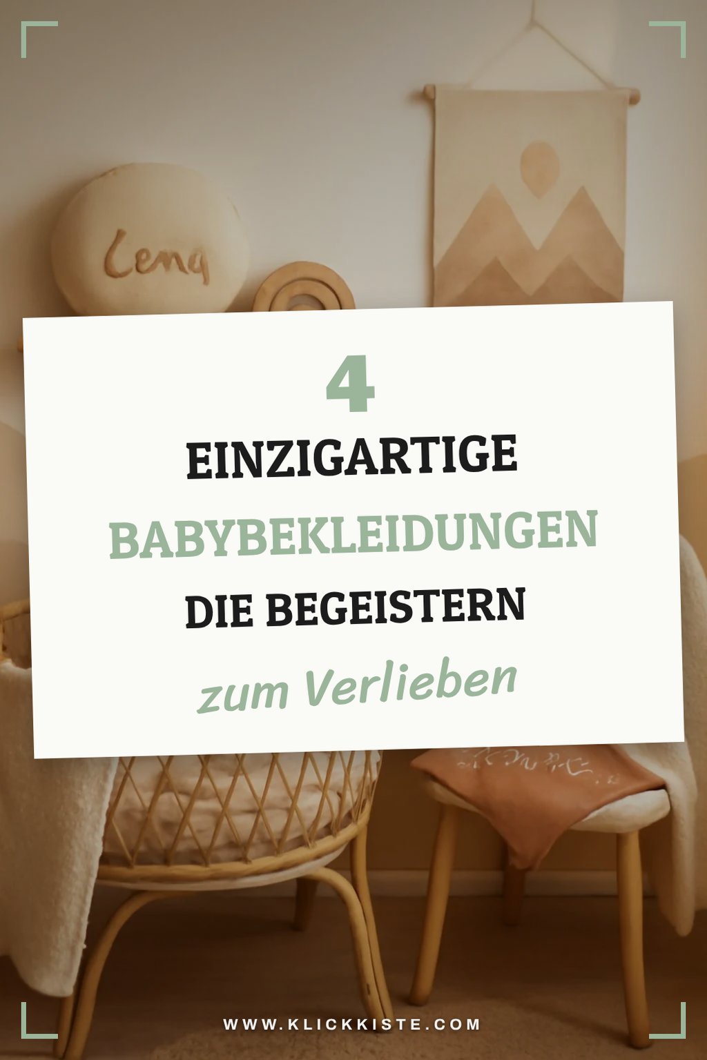 4 kreative Babybekleidungen, die einzigartig sind
