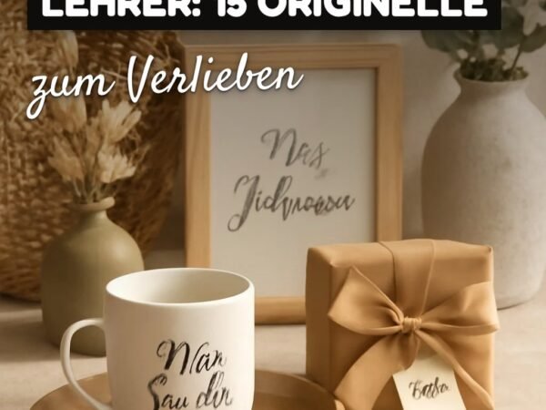 Personalisierte Geschenke für Lehrer: 15 originelle Ideen für 2026