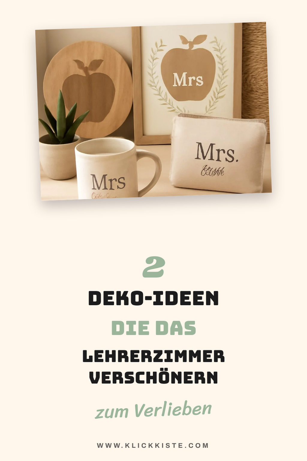 Für die kreative Ecke im Lehrerzimmer