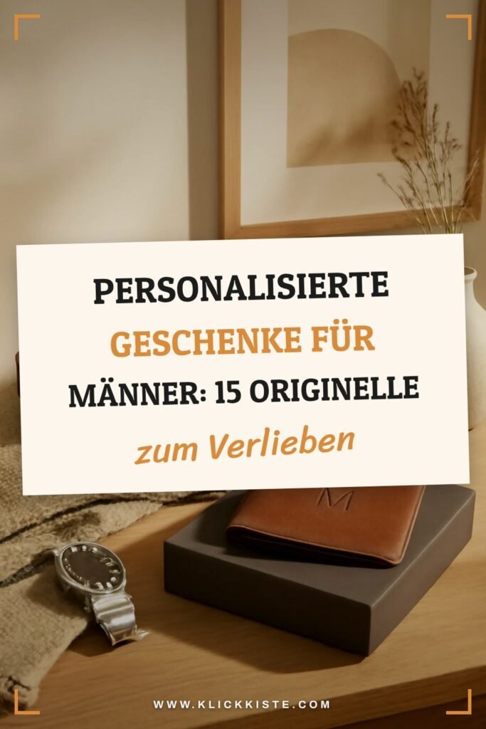 Personalisierte Geschenke für Männer: 15 originelle Ideen für 2026