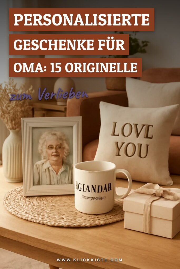 Personalisierte Geschenke für Oma: 15 originelle Ideen für 2026