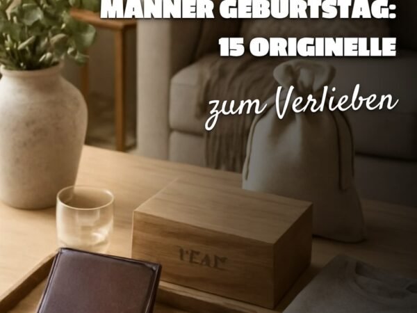 Personalisierte Geschenke Männer Geburtstag: 15 originelle Ideen für 2026
