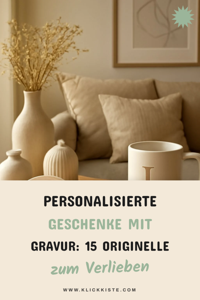 Personalisierte Geschenke mit Gravur: 15 originelle Ideen für 2026