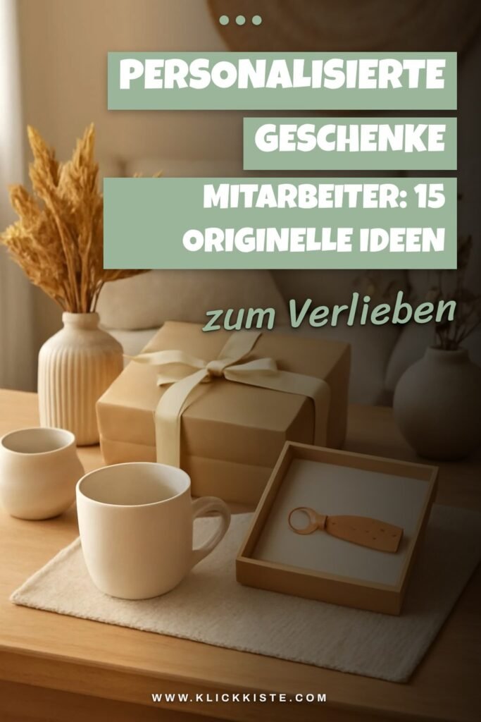 Personalisierte Geschenke Mitarbeiter: 15 originelle Ideen für 2026