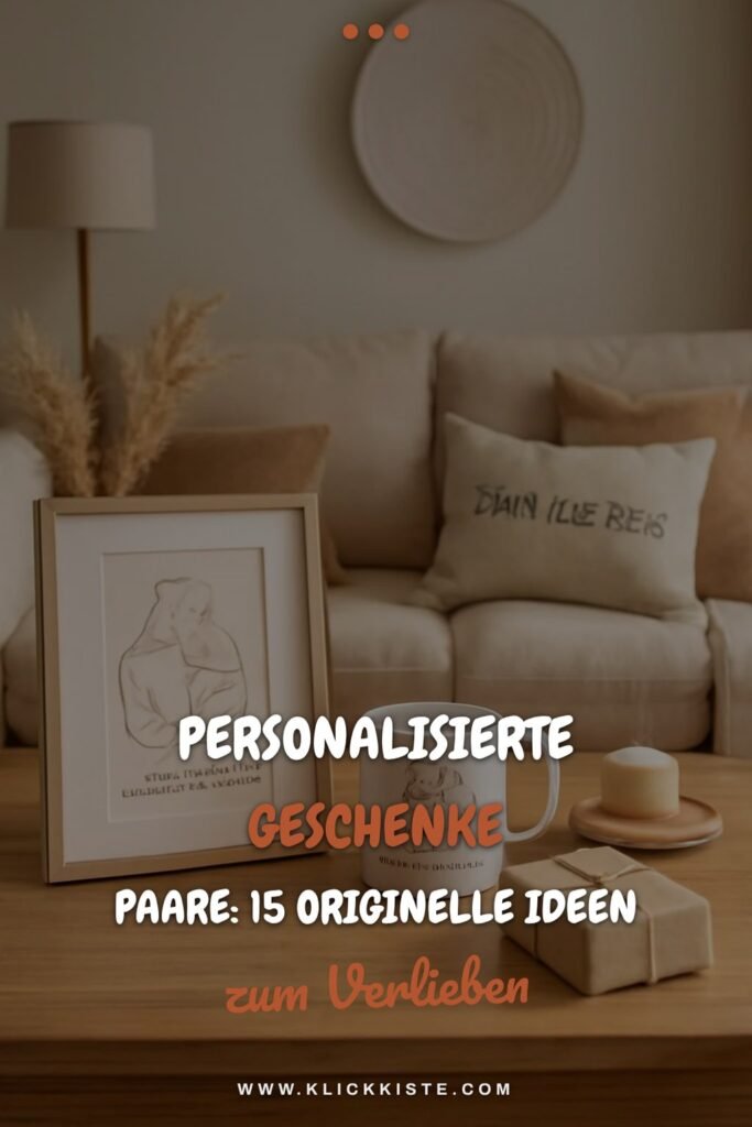Personalisierte Geschenke Paare: 15 originelle Ideen für 2026