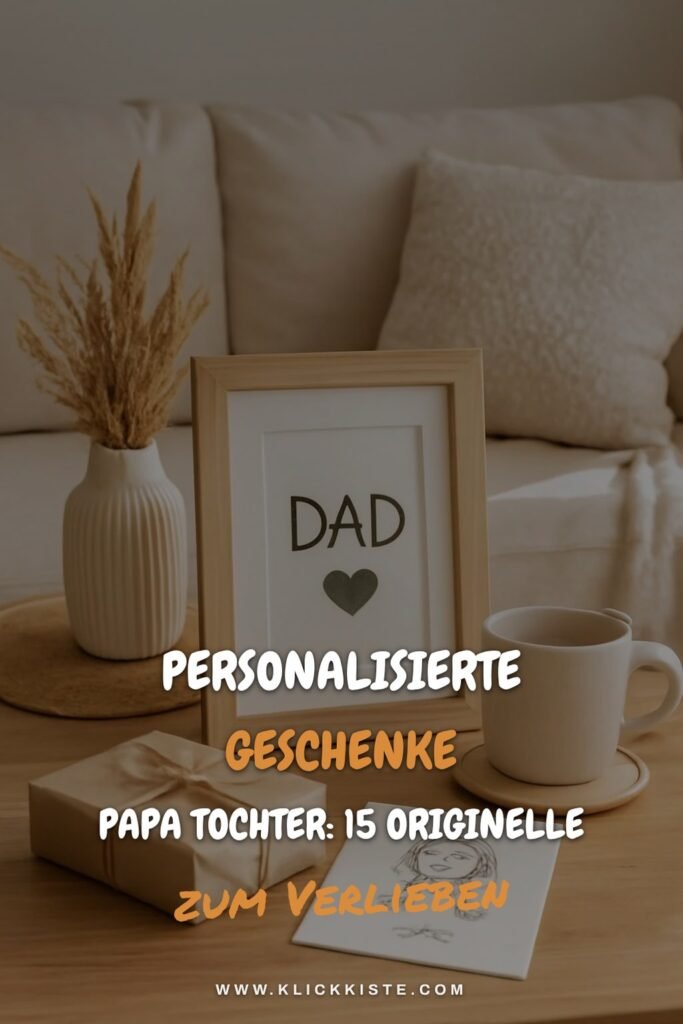 Personalisierte Geschenke Papa Tochter: 15 originelle Ideen für 2026