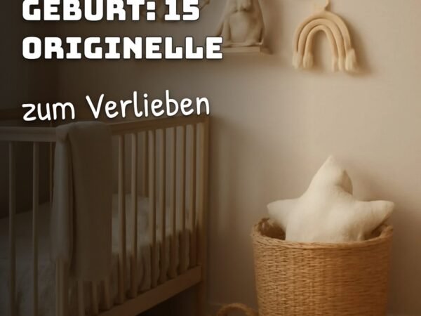 Personalisierte Geschenke zur Geburt: 15 originelle Ideen für 2026
