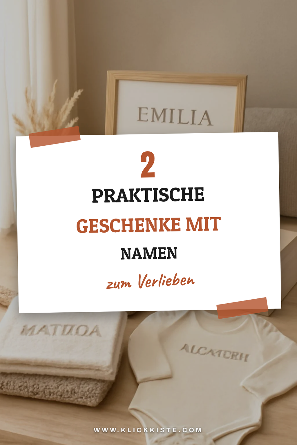 Praktische Geschenke zur Geburt: 5 personalisierte Ideen