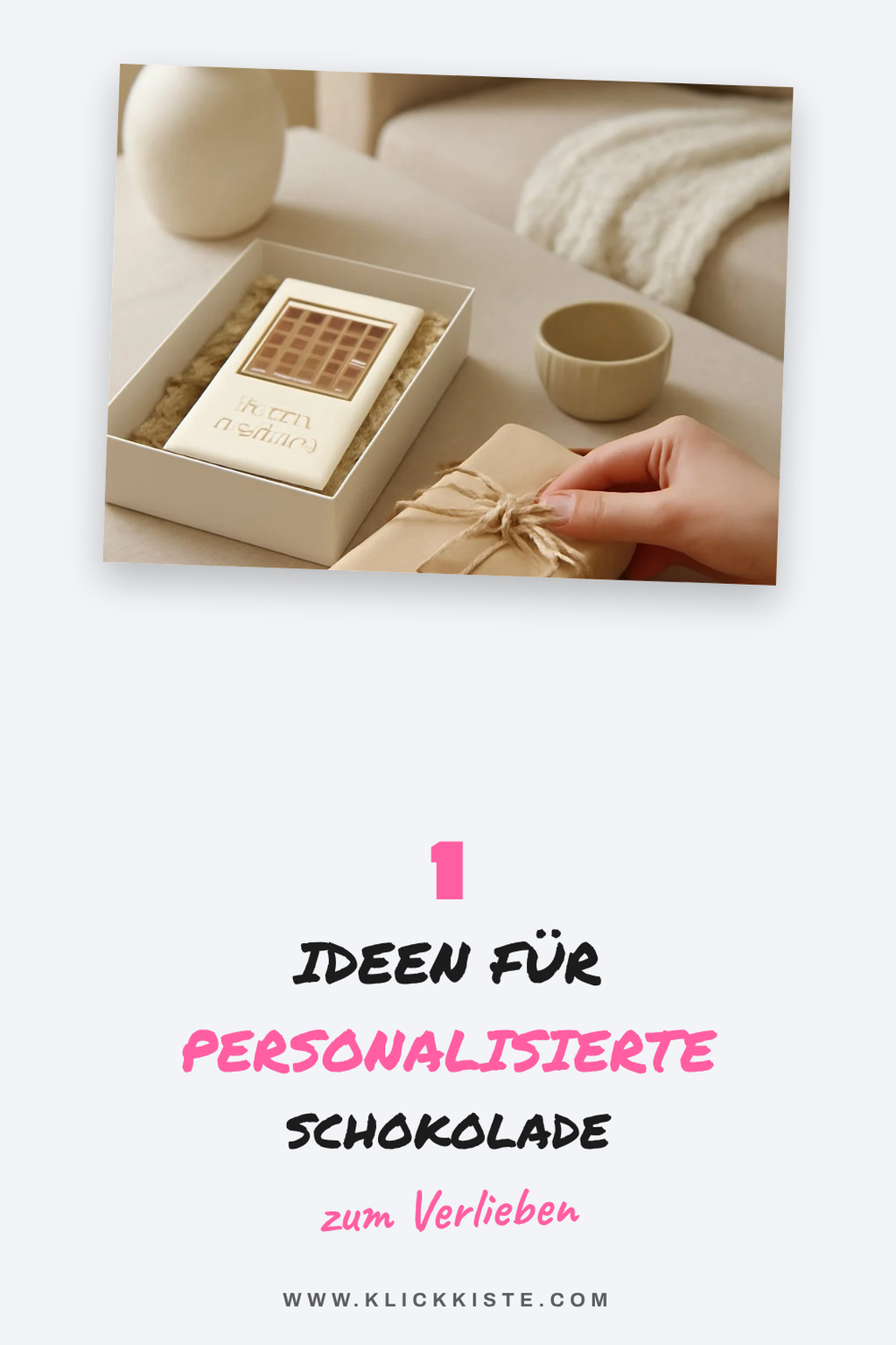 So machst du Schokolade zum persönlichen Geschenk