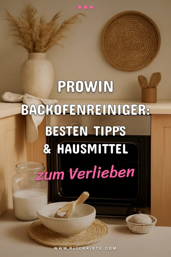 Prowin Backofenreiniger: Die besten Tipps & Hausmittel