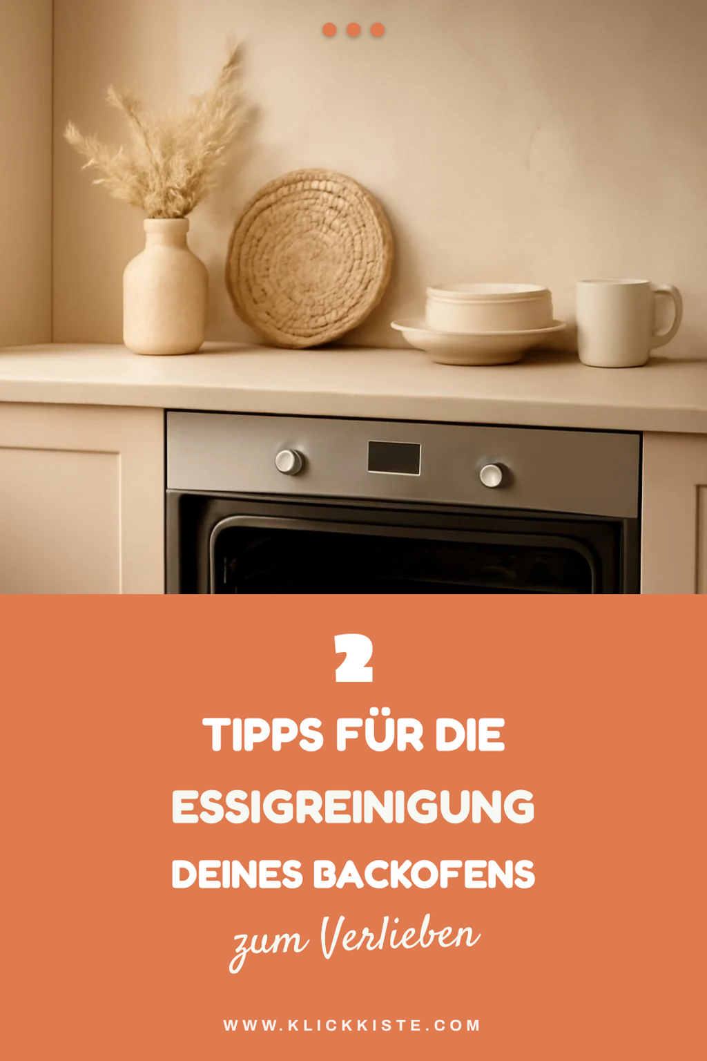 Mit Essig und Wasser schnell reinigen