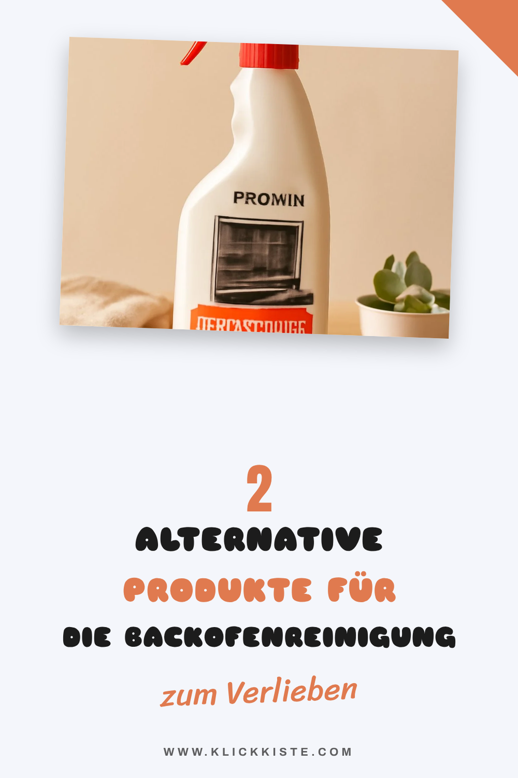 Alternative Produkte für die Reinigung