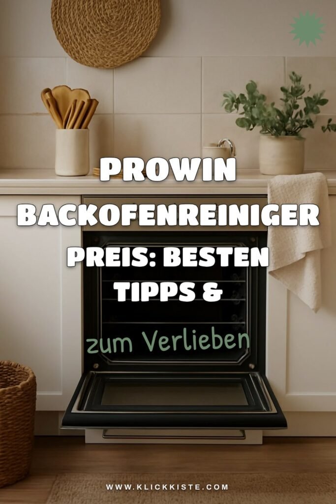 Prowin Backofenreiniger Preis: Die besten Tipps & Hausmittel