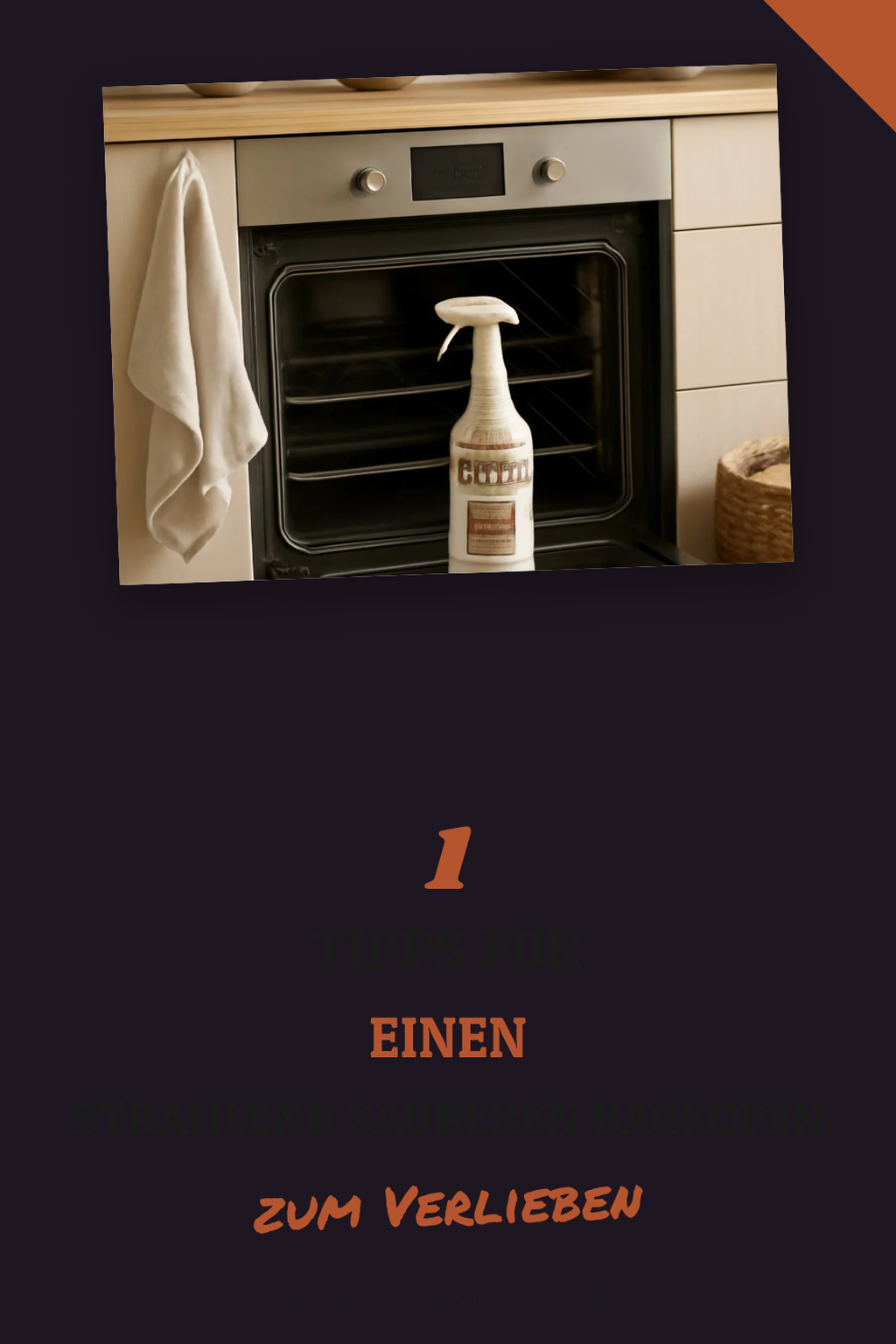 So reinigst du deinen Backofen in 5 einfachen Schritten