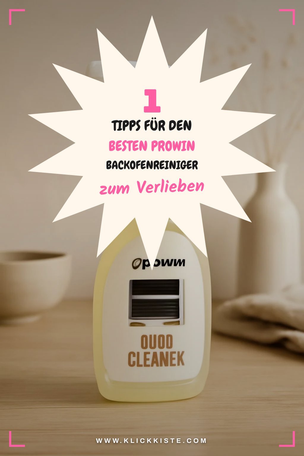 So findest du den besten Prowin Backofenreiniger