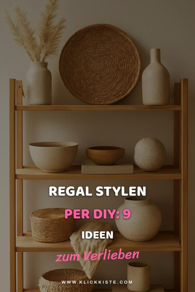 Regal stylen per DIY: 9 Ideen die dein Regal zum Hingucker machen
